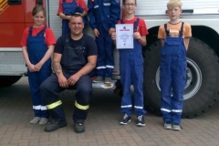 Denny mit seinen Kindern