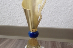 Erster! Der Pokal