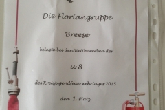 Erster! Die Urkunde